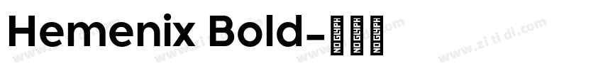 Hemenix Bold字体转换